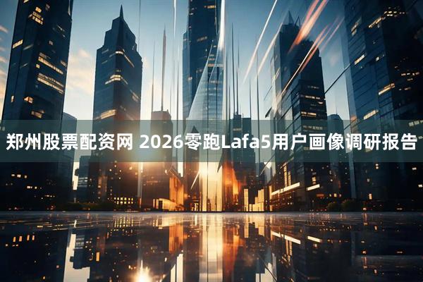 郑州股票配资网 2026零跑Lafa5用户画像调研报告